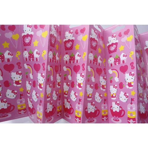 Sanrio, Hello Kitty, Sticker Sheet, Set, Pop Corn, Party, Cake, Pictures, Childr - Picture 2 of 2